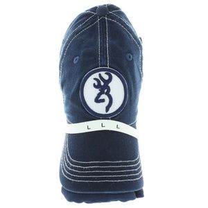 Browning Mens Hat & T-Shirt Combo Bundle Navy Blue